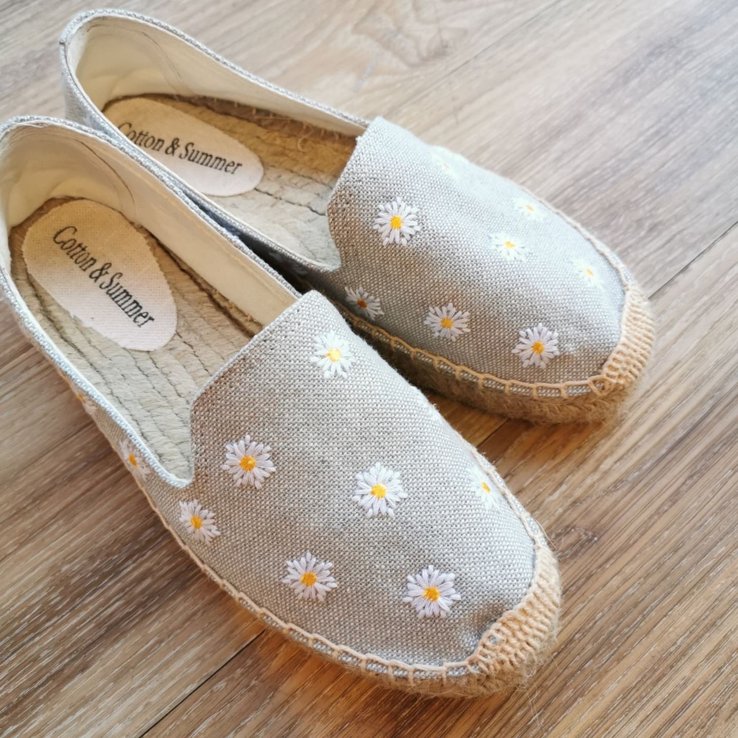 Espadrill Shoes #2 Daisy shoes-natural Jean